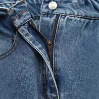 Women's Denim Skirt Simple Style Slit Solid Color Maxi Long Dress Casual Daily main image 4