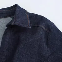 Women's Denim Dress Simple Style Shirt Collar Button Long Sleeve Solid Color Midi Dress Casual Holiday Daily main image 5