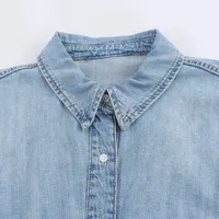 Women's Blouse Long Sleeve Blouses Simple Style Solid Color main image 2