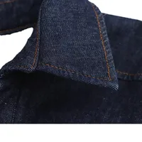 Women's Denim Dress Simple Style Shirt Collar Button Long Sleeve Solid Color Midi Dress Casual Holiday Daily main image 6