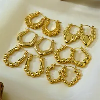 1 Set 1 Pair Elegant Irregular Irregular 304 Stainless Steel 18K Gold Plated Earrings main image 3