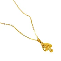 Vacation Simple Style Mushroom 304 Stainless Steel Plating Women's Pendant Necklace main image 5