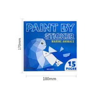 14 Pieces Per Book Animal Class Learning School Paper Cartoon Style Cute Handmade Stickers main image 10