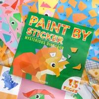 14 Pieces Per Book Animal Class Learning School Paper Cartoon Style Cute Handmade Stickers main image 2