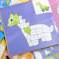 14 Pieces Per Book Animal Class Learning School Paper Cartoon Style Cute Handmade Stickers main image 4
