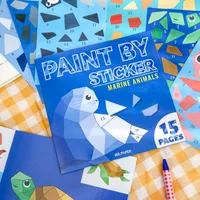 14 Pieces Per Book Animal Class Learning School Paper Cartoon Style Cute Handmade Stickers main image 6