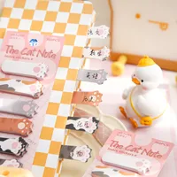 180 Pieces Per Pack Cat Class Learning Paper Cute Sticky Note main image 6