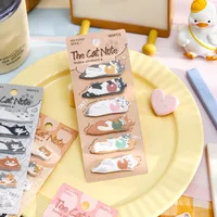 180 Pieces Per Pack Cat Class Learning Paper Cute Sticky Note main image 4