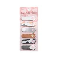 180 Pieces Per Pack Cat Class Learning Paper Cute Sticky Note sku image 3
