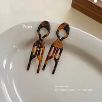 Women's Simple Style Solid Color Plastic Hair Sticks sku image 22