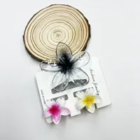 Women's Sweet Flower Plastic Resin Hair Claws sku image 23
