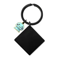 Vintage Style Classic Style Rainbow Jellyfish Customization Laser Engraving Metal Unisex Bag Pendant Keychain main image 3