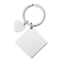 Vintage Style Classic Style Rainbow Jellyfish Customization Laser Engraving Metal Unisex Bag Pendant Keychain sku image 9