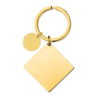 Vintage Style Classic Style Rainbow Jellyfish Customization Laser Engraving Metal Unisex Bag Pendant Keychain sku image 16