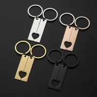 Classic Style Customization Laser Engraving Heart Shape 201 Stainless Steel Plating Unisex Bag Pendant Keychain main image 1