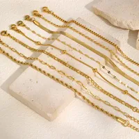 Simple Style Solid Color 201 Stainless Steel Women's Bracelets main image 3