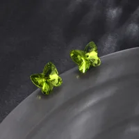 1 Pair Cute XUPING Simple Style Butterfly Plating Copper Artificial Crystal Platinum Plated Small Stud Earrings main image 4