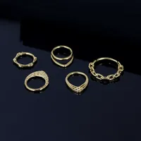 Classic Style Flower 304 Stainless Steel Plating Unisex Nose Ring main image 3