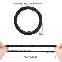 Women's Casual Basic Color Block Elastic Band Hair Tie main image 6