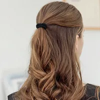 Women's Casual Basic Color Block Elastic Band Hair Tie main image 2