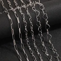 Vacation Classic Style Solid Color 304 Stainless Steel Plating Chain main image 5
