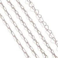 Vacation Classic Style Solid Color 304 Stainless Steel Plating Chain main image 4