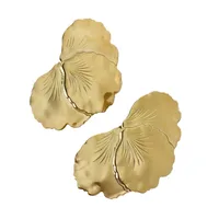 1 Pair Retro Classic Style Flower Plating 304 Stainless Steel Ear Studs main image 5