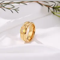 Retro Classic Style Geometric 304 Stainless Steel Irregular Plating Women's Rings main image 2