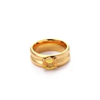 Retro Classic Style Geometric 304 Stainless Steel Irregular Plating Women's Rings main image 5