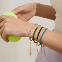 Basic Modern Style Geometric 316 Stainless Steel  Women's Bracelets Necklace main image 3