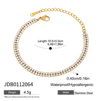 Basic Modern Style Geometric 316 Stainless Steel  Women's Bracelets Necklace sku image 15