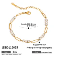 Basic Modern Style Geometric 316 Stainless Steel  Women's Bracelets Necklace sku image 11