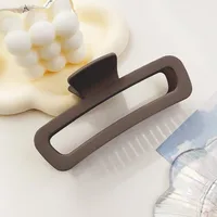 Women's Classic Style Solid Color Plastic Hair Claws sku image 3