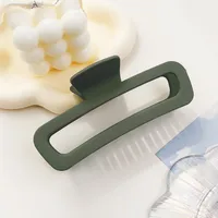 Women's Classic Style Solid Color Plastic Hair Claws sku image 7