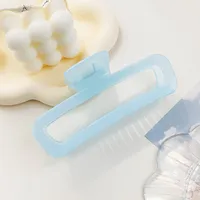 Women's Classic Style Solid Color Plastic Hair Claws sku image 12