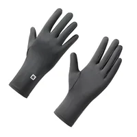 Zhao Dengsheng Sunscreen Gloves Women's Summer Outdoor Sports Non-slip Exposure Finger Touch Screen Flip Cover Ice Silk Thin Riding Gloves sku image 2