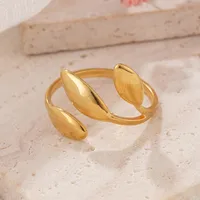 Retro Classic Style Geometric Starfish Heart Shape 304 Stainless Steel Plating Women's Open Rings main image 4