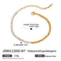 Basic Modern Style Geometric 316 Stainless Steel  Women's Bracelets Necklace sku image 6
