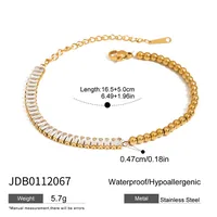 Basic Modern Style Geometric 316 Stainless Steel  Women's Bracelets Necklace sku image 7