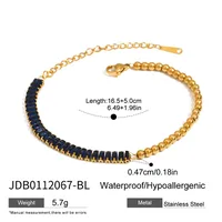 Basic Modern Style Geometric 316 Stainless Steel  Women's Bracelets Necklace sku image 9