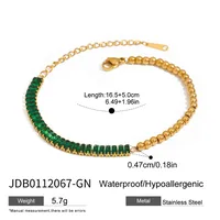 Basic Modern Style Geometric 316 Stainless Steel  Women's Bracelets Necklace sku image 10