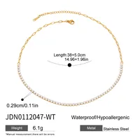 Basic Modern Style Geometric 316 Stainless Steel  Women's Bracelets Necklace sku image 14