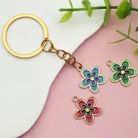 Cute Flower Zinc Alloy Enamel DIY Ornament Accessories main image 2