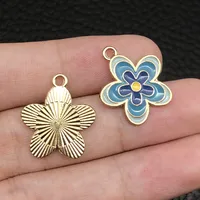 Cute Flower Zinc Alloy Enamel DIY Ornament Accessories sku image 4