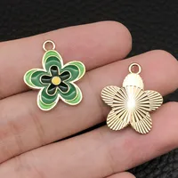 Cute Flower Zinc Alloy Enamel DIY Ornament Accessories sku image 6