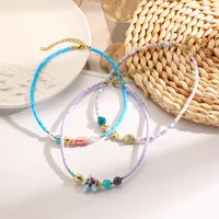 Bohemian Starfish Conch Fish Artificial Crystal Women's Necklace main image 5