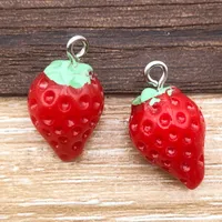 Cute Strawberry Mushroom Resin Epoxy DIY Ornament Accessories sku image 8