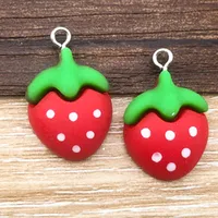 Cute Strawberry Mushroom Resin Epoxy DIY Ornament Accessories sku image 10