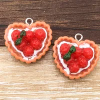Cute Strawberry Mushroom Resin Epoxy DIY Ornament Accessories sku image 9