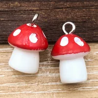 Cute Strawberry Mushroom Resin Epoxy DIY Ornament Accessories sku image 5
